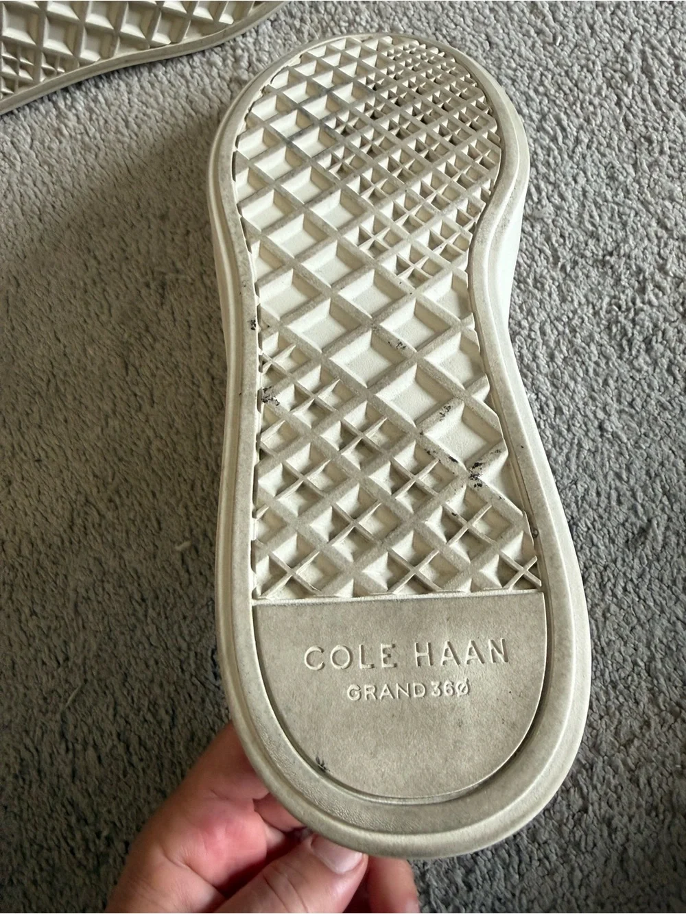 Cole Haan Cream & Brown Men's Lace-Up Sneakers